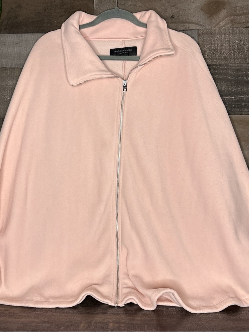 Marc New York Light Pink Fleece Zip Jacket